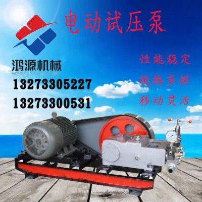 鴻源電動試壓泵的詳細信息
