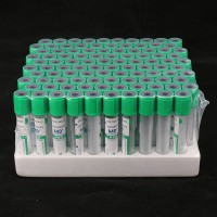 綠色管帽肝素鋰抗凝PET塑料真空采血管_抽血管